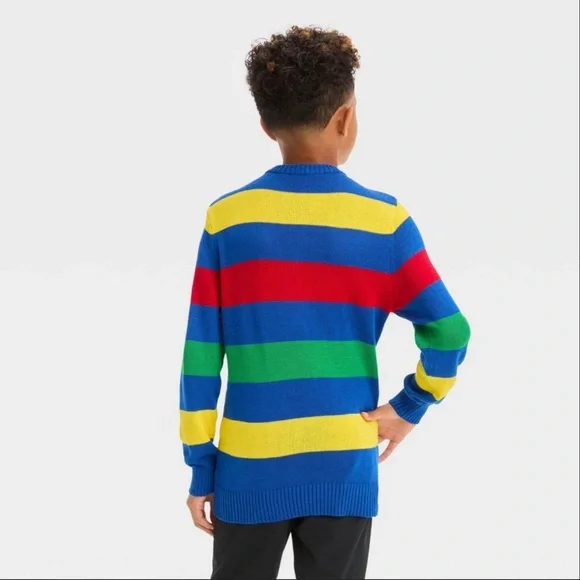 Target X Disney Mickey Mouse 100 years rainbow striped sweater kids large Kids